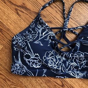 NWT Marika Floral Print Sports Bra